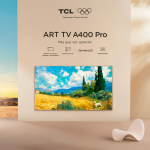 Tcl SMART TV 65" QD MINILED 4K ART TV GOOGLE TV A400PRO